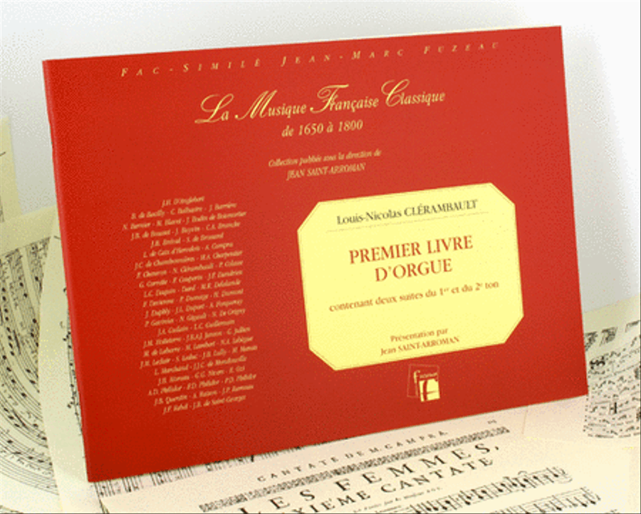 Clerambault First organ book Organ Organ Solo scores gallery preview page 1