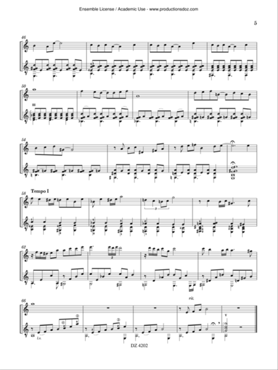 Cinq microtangos, vol. 3 Cinq microtangos, vol. 3 Flute scores gallery preview page 5
