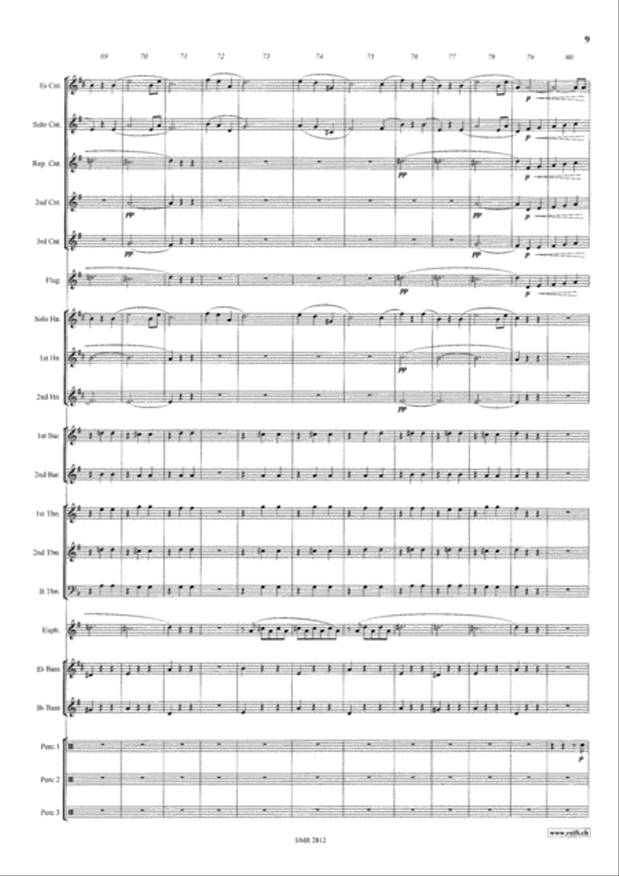 Rosen aus dem Suden Brass Band scores gallery preview page 10