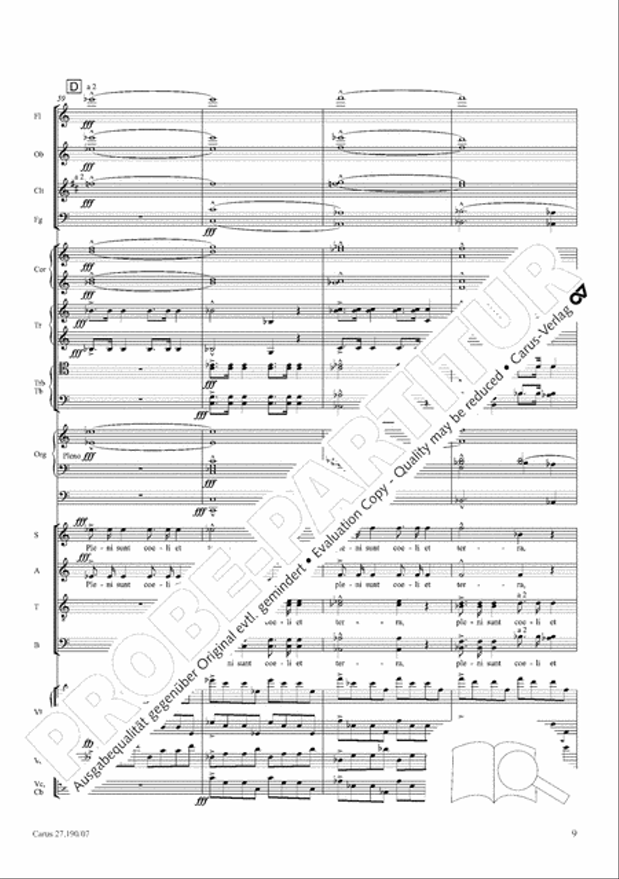 Te Deum 4-Part scores gallery preview page 17