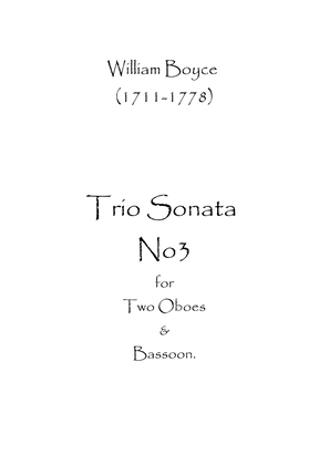 Trio Sonata No.3