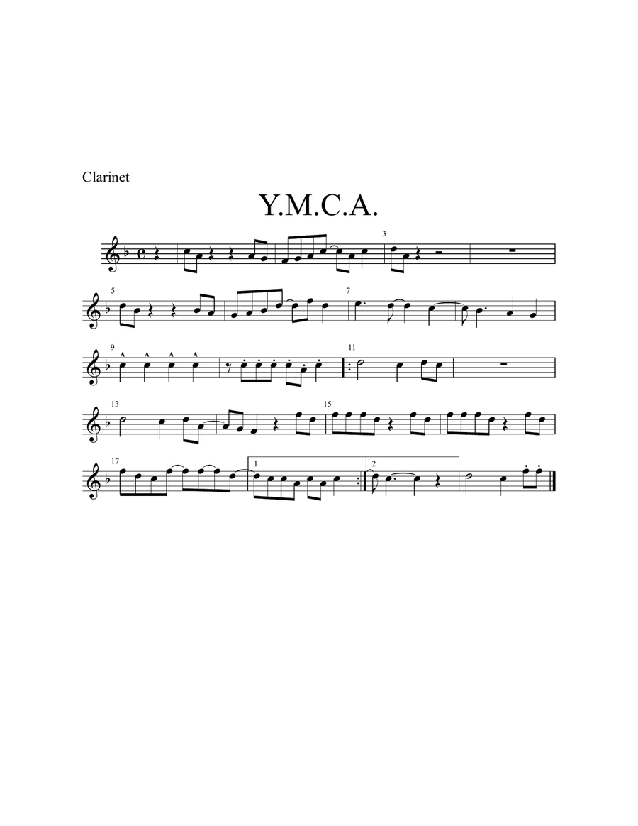 Y.M.C.A. Jazz Ensemble scores gallery preview page 4