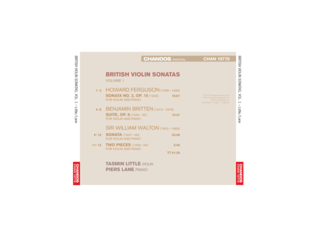 Volume 1: British Violin Sonatas image number null