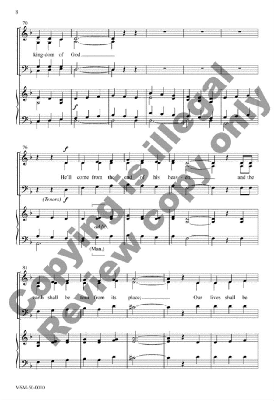 A Shoot Shall Come Forth 4-Part scores gallery preview page 7