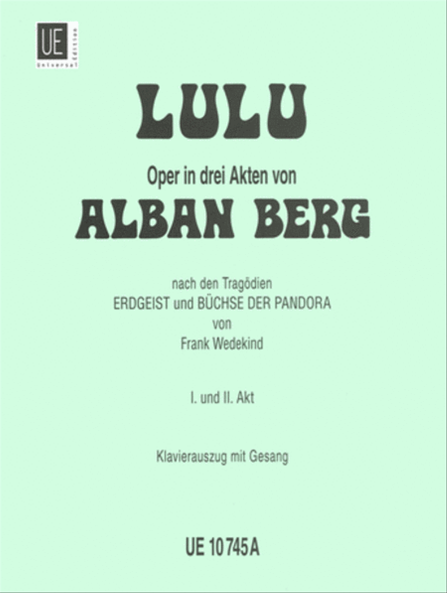 Lulu Vol. 1 (Acts 1 & 2) Lulu Vol. 1 (Acts 1 & 2) School and Community scores gallery preview page 1
