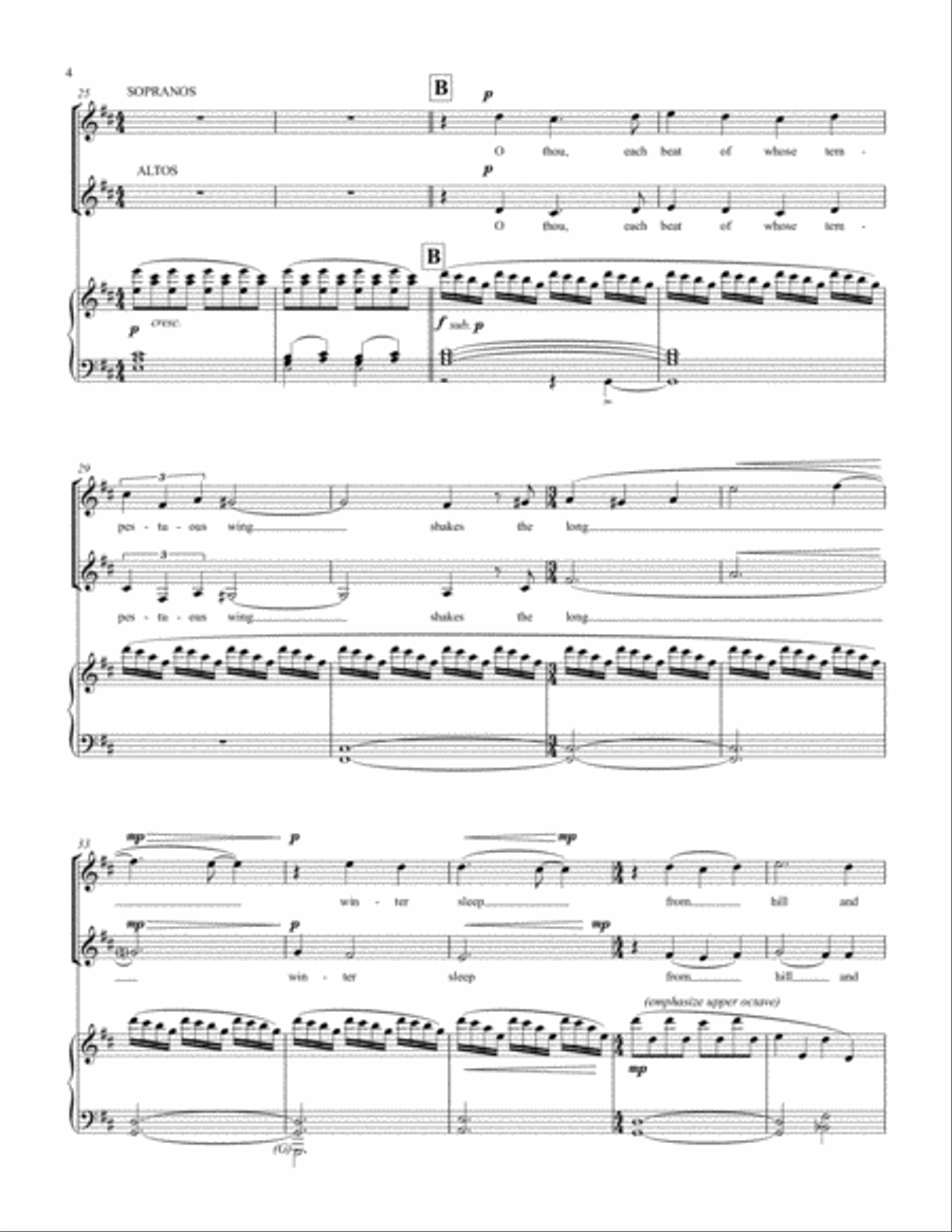 Spring Wind 4-Part scores gallery preview page 4