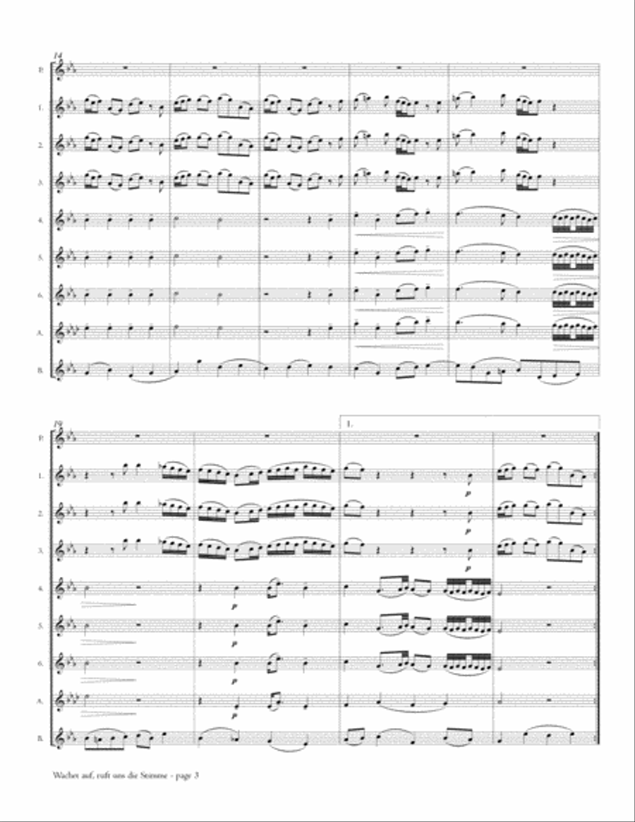 Tre Corali Per Organo Trascrizione Per Orchestra Woodwind Ensemble scores gallery preview page 4