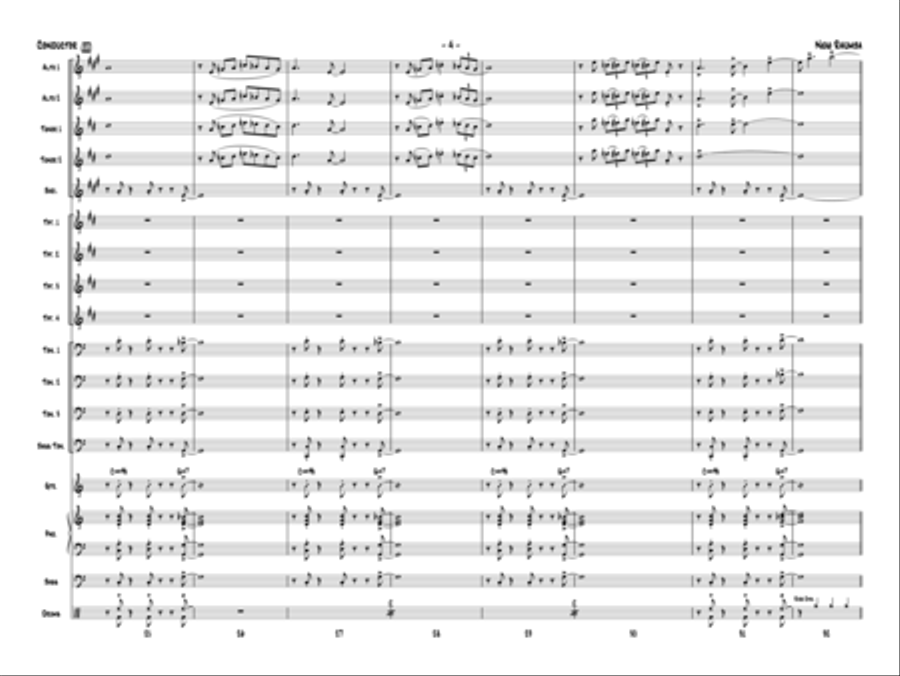 New Rhumba: Score New Rhumba: Score Jazz Ensemble scores gallery preview page 6