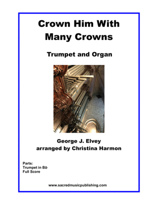 Book cover for Crown Him With Many Crowns – Trumpet and Organ
