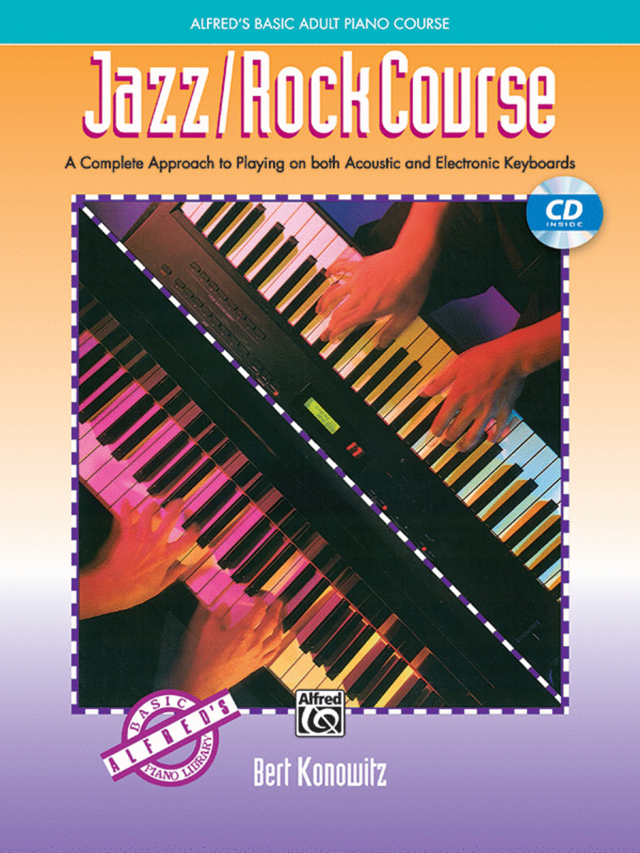 Alfred's Basic Adult Piano Course - Jazz/Rock Course (Book/CD) Piano Method scores gallery preview page 1