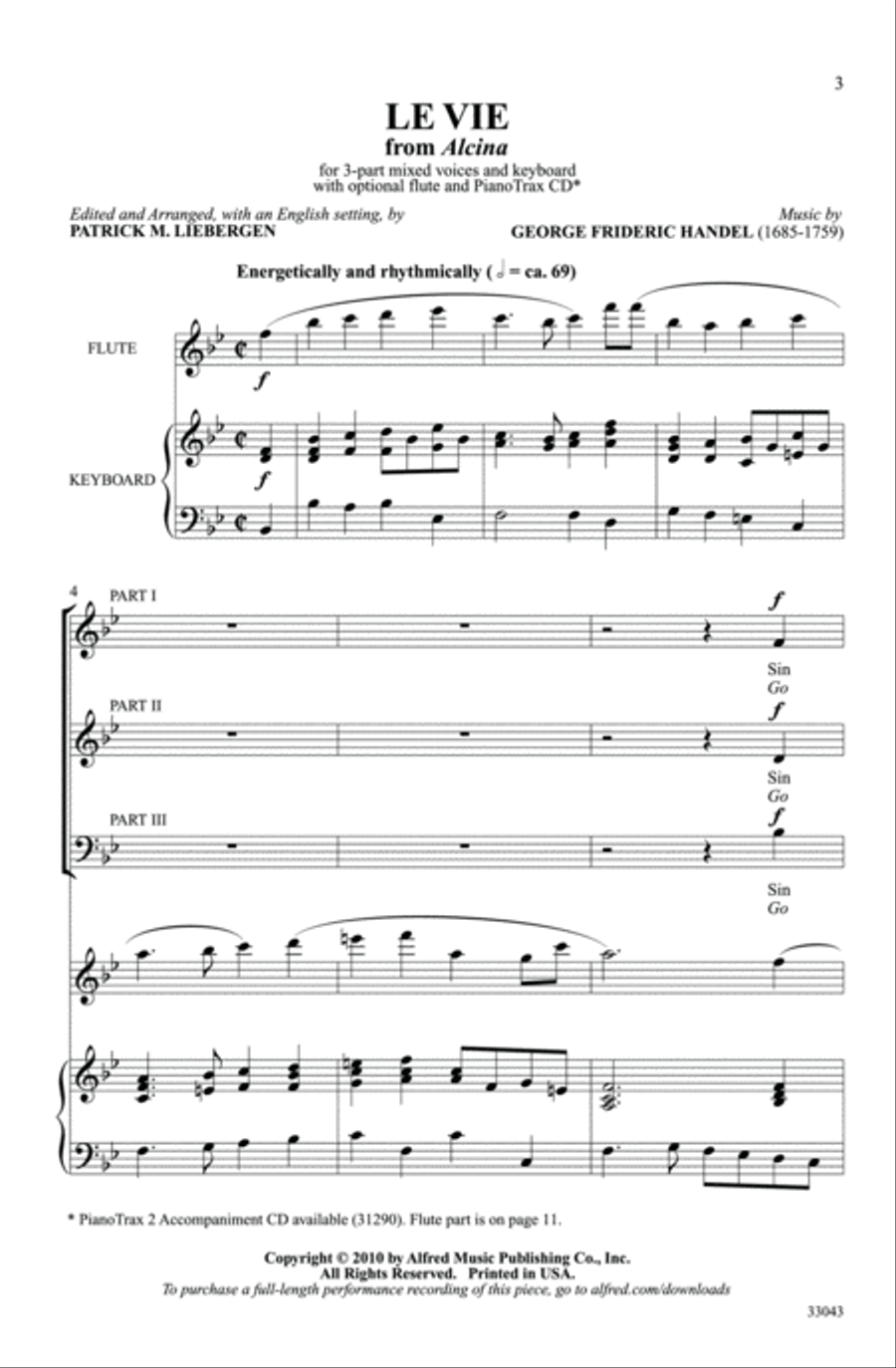 Le Vie Le Vie 3-Part scores gallery preview page 2