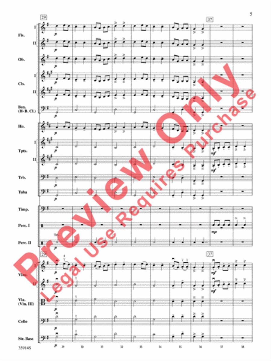 Sword Dance Sword Dance Full Orchestra scores gallery preview page 6