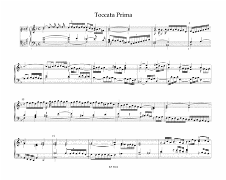 Il Secondo Libro di Toccate, Canzone, Versi d'Hinni, Magnificat, Gagliarde, Correnti et altre Partite (Rom, Borboni, 1627, ²1637) Harpsichord scores gallery preview page 2