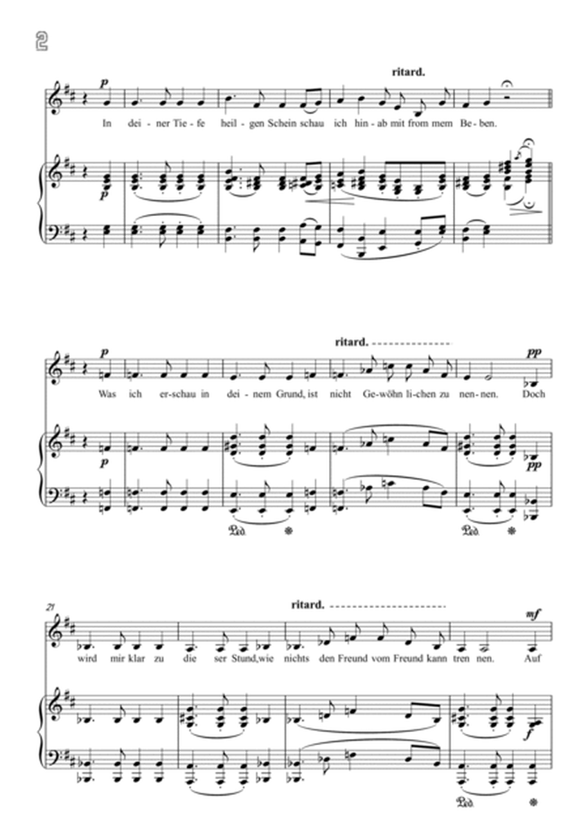 Schumann-Auf das Trinkglas eines verstorbenen Freundes,Op.35 No.6 in D Major