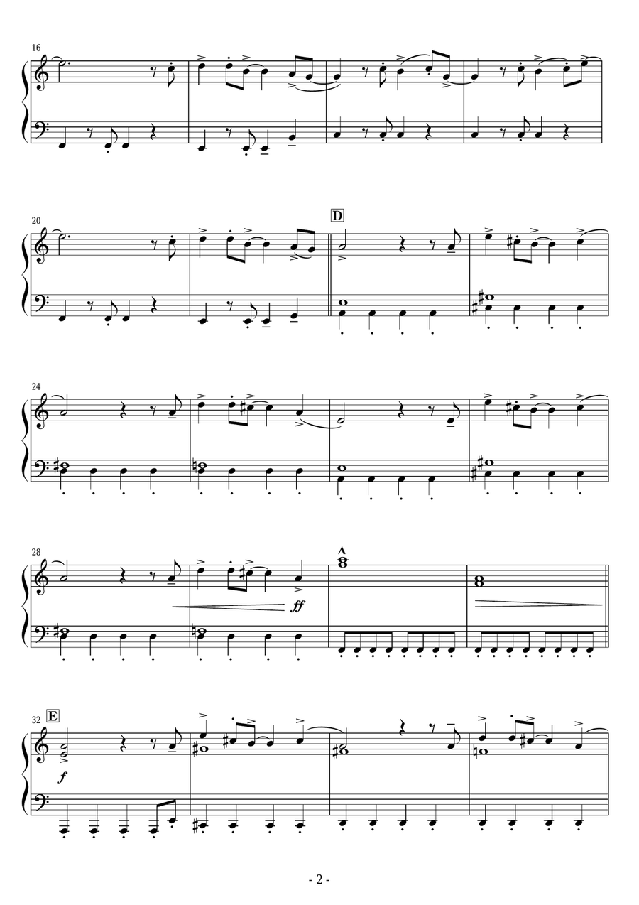 Sky High Sky High Easy Piano scores gallery preview page 2