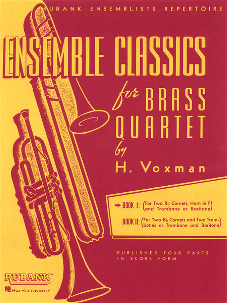 Ensemble Classics for Brass Quartet - Book 1 Brass Quartet scores gallery preview page 1