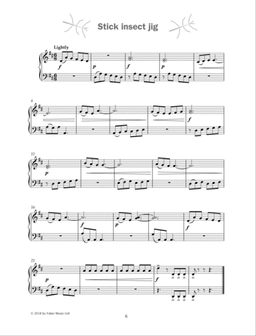 Improve Your Sight-Reading! A Piece a Week -- Piano, Level 4 Piano Method scores gallery preview page 2