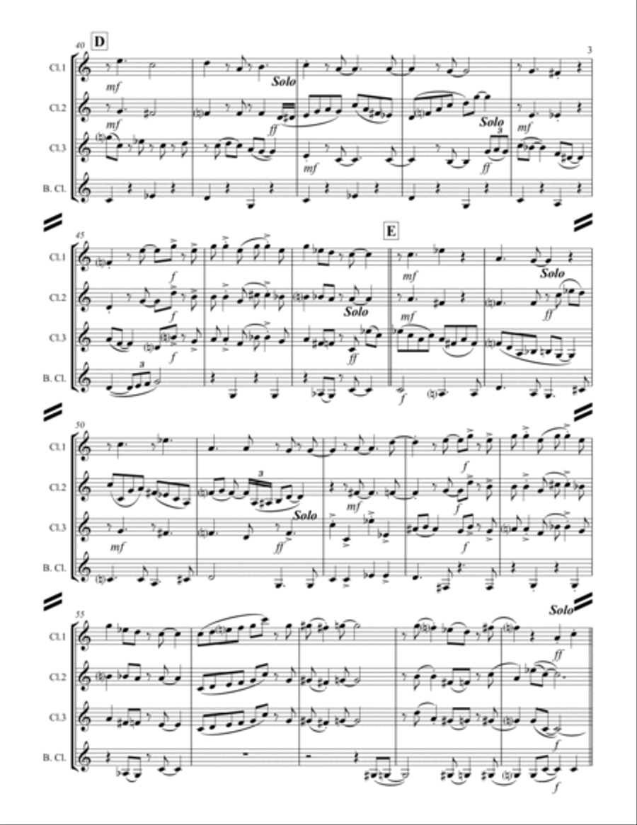 In The Mood Woodwind Ensemble scores gallery preview page 4