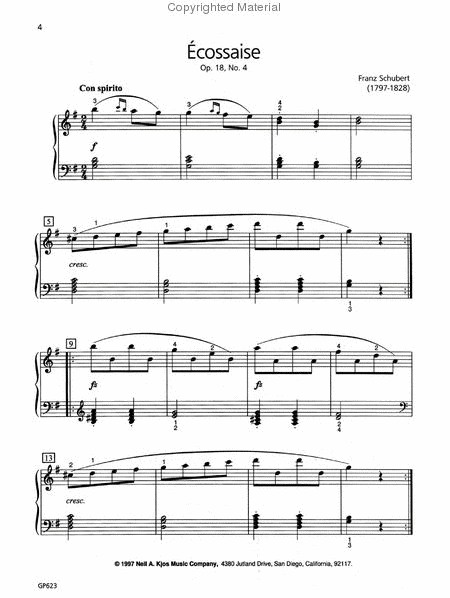 Piano Repertoire: Romantic & 20th Century, Level 3