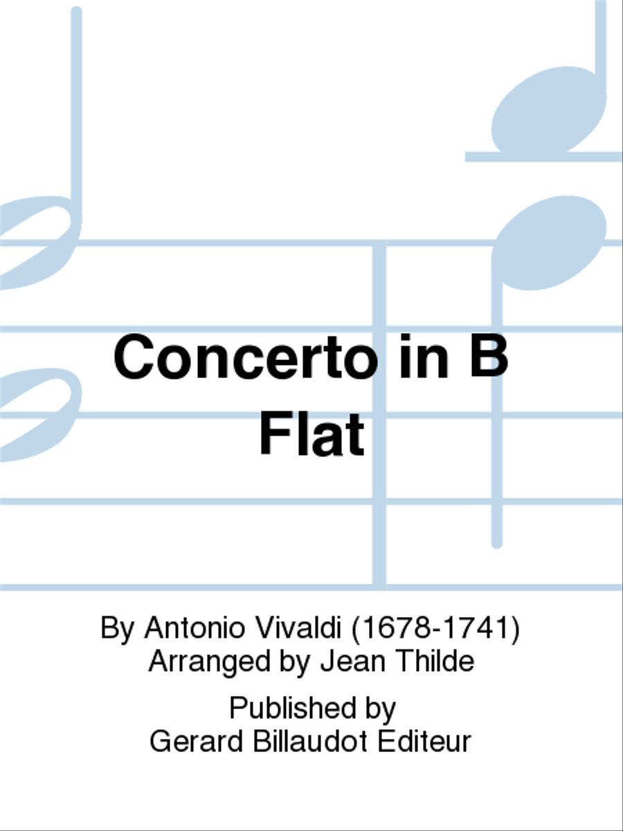 Concerto In B-flat Piano scores gallery preview page 1