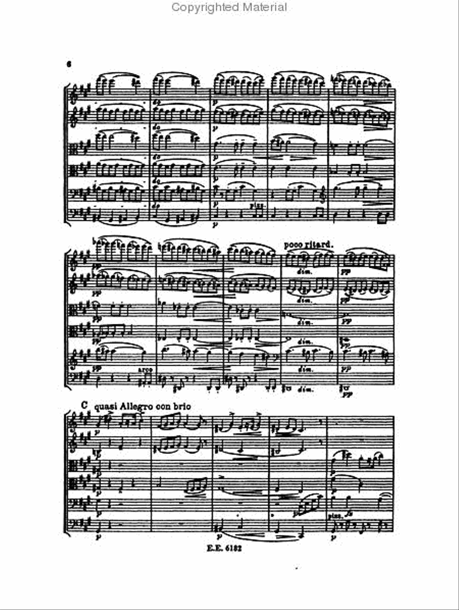 String Sextet A Major Op. 48 B 80 Study Score scores gallery preview page 3