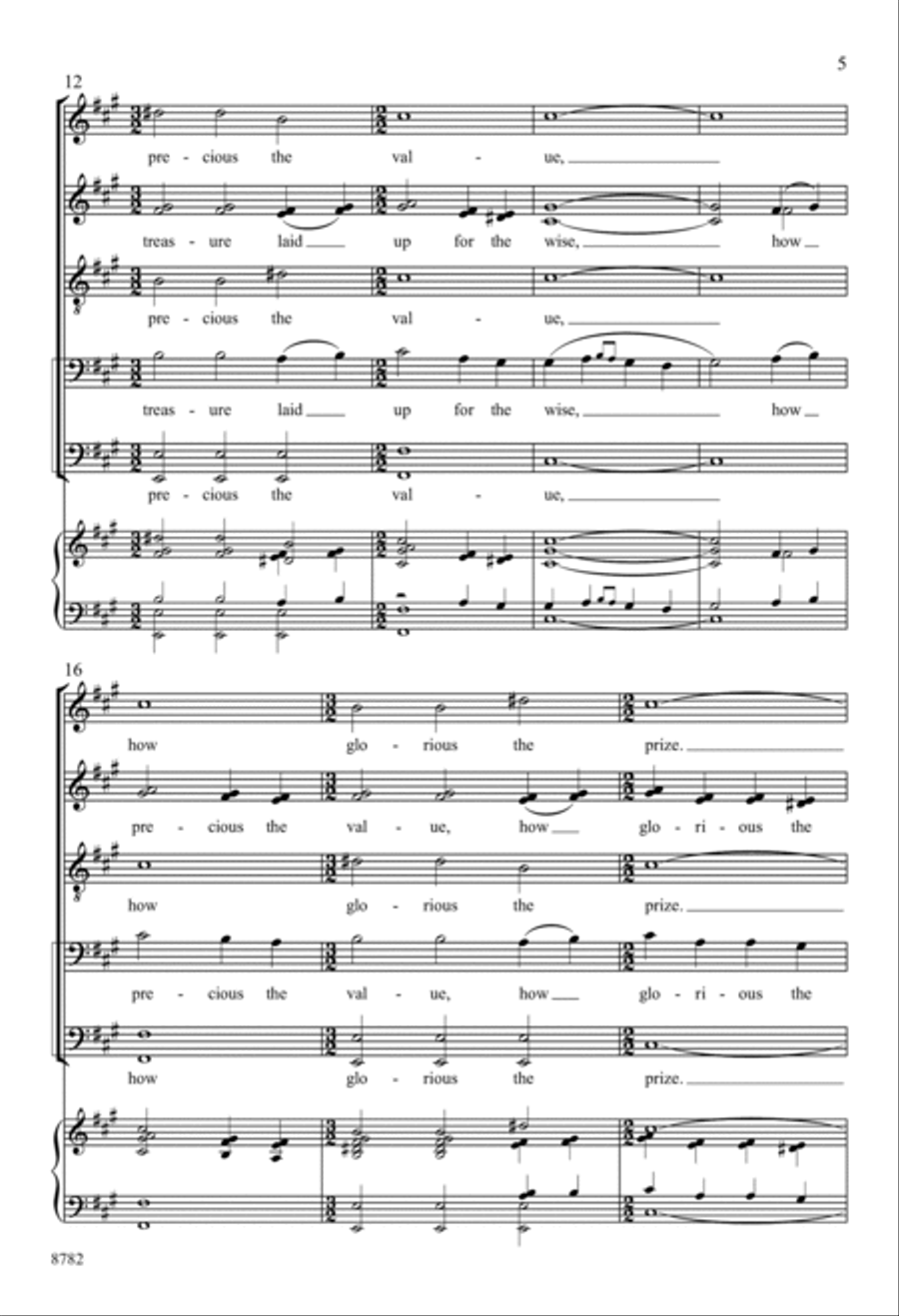 Beautiful Treasure Divisi scores gallery preview page 5