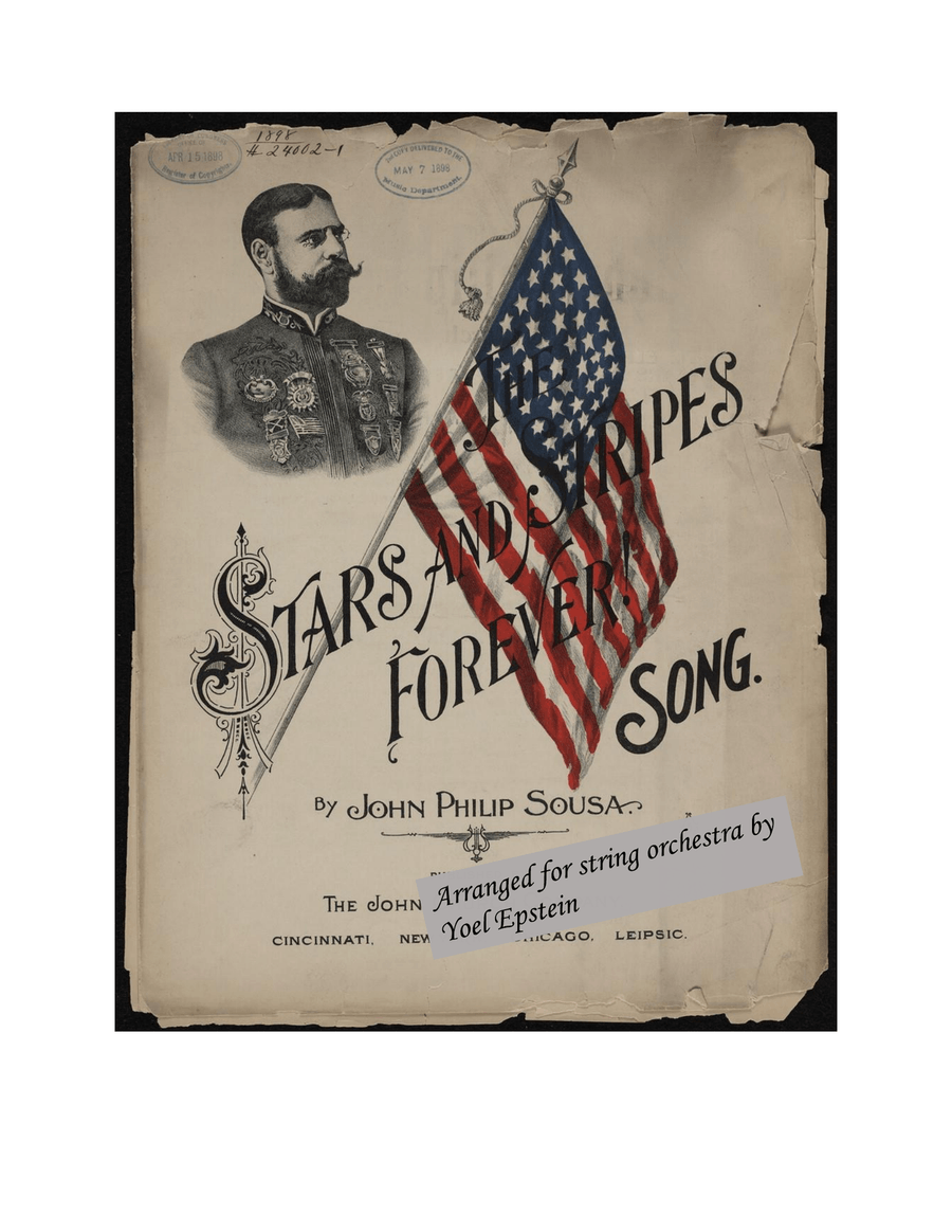 Stars and Stripes Forever for String Orchestra and violin solo String Orchestra scores gallery preview page 1