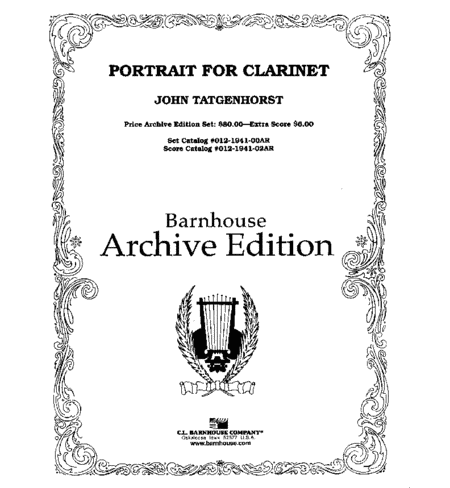 Portrait for Clarinet