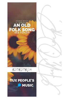 Book cover for An Old Folk Song