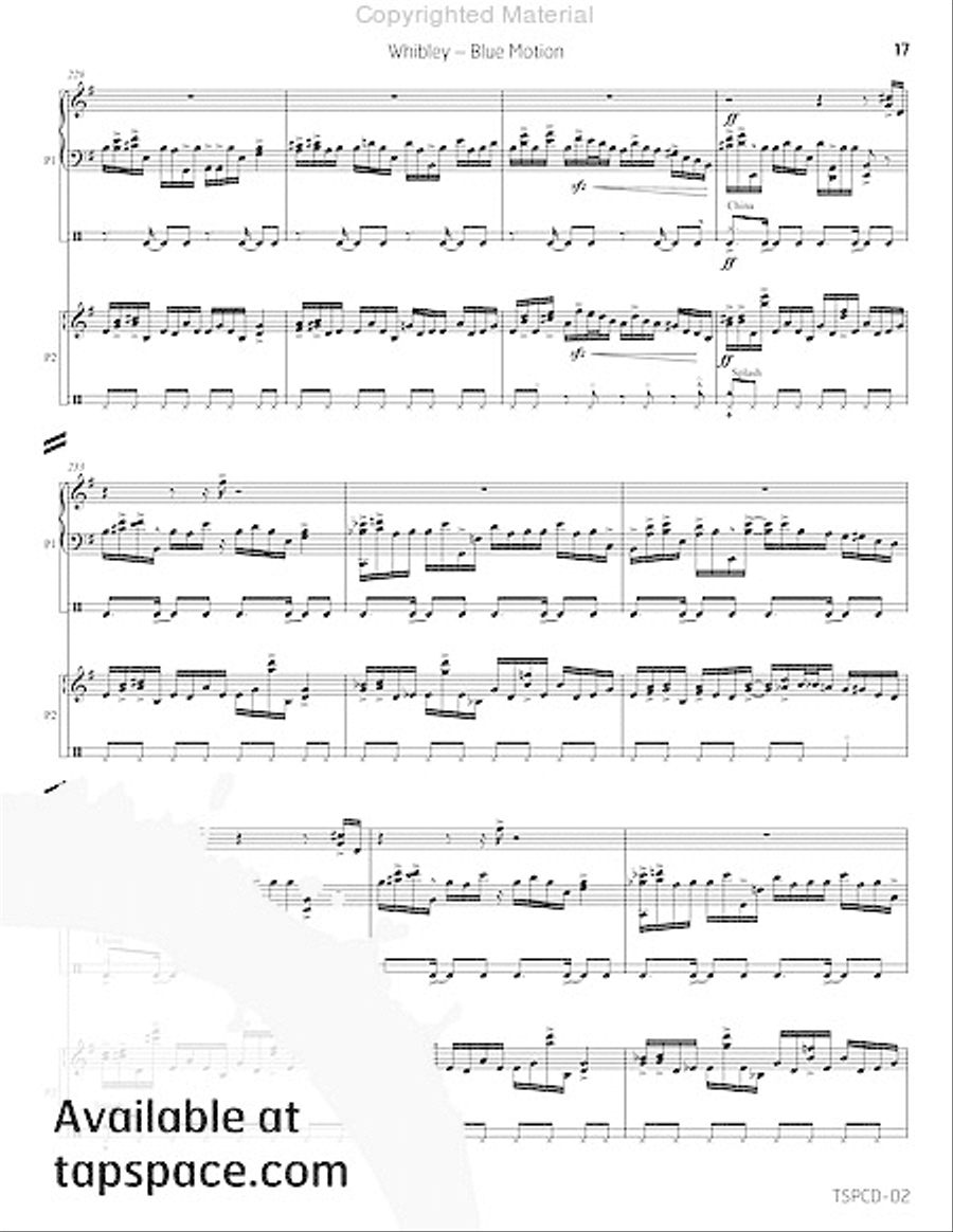 Blue Motion Double Bass scores gallery preview page 22