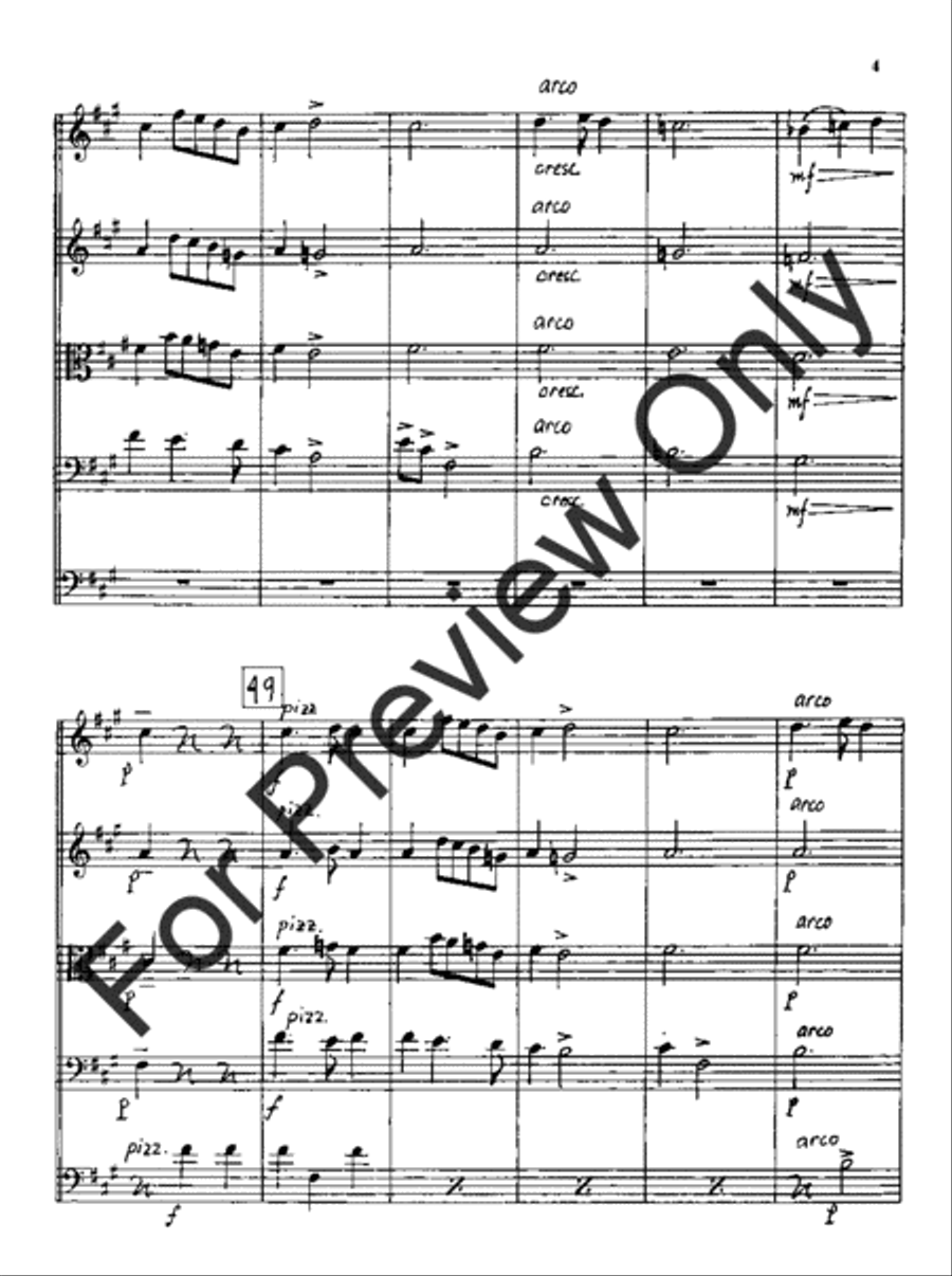 Suite for String Orchestra (Score) String Orchestra scores gallery preview page 8