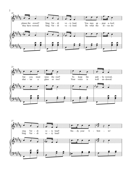 Beethoven's Wig - Sing Verdi Very Loud (Music: La donna é mobile, Verdi)