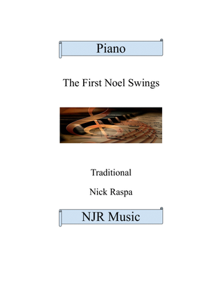 Book cover for The First Noel Swings (intermediate piano)
