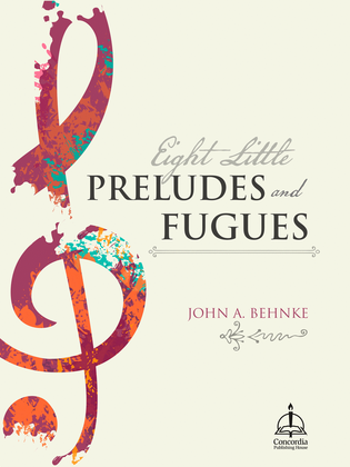Book cover for Eight Little Preludes and Fugues