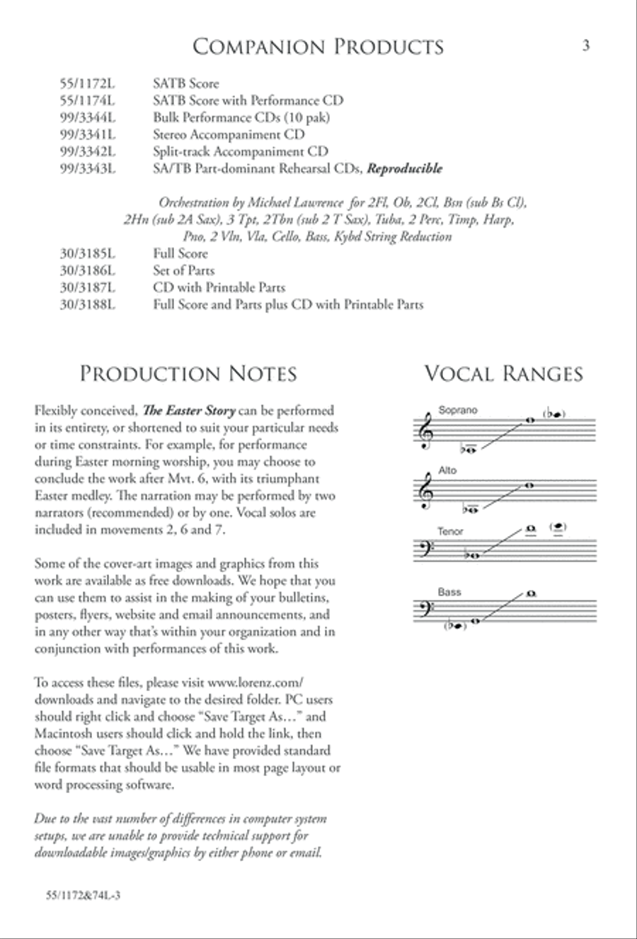 The Easter Story The Easter Story 4-Part scores gallery preview page 4