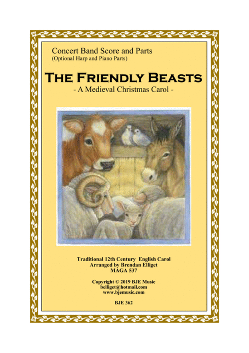 The Fiendly Beasts (A Medieval Christmas Carol) - Concert Band Score and Parts PDF image number null