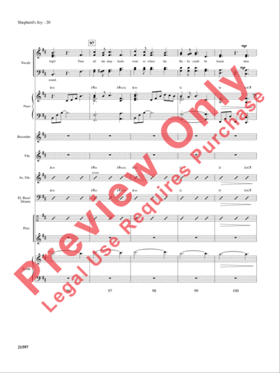 Shepherd's Joy Choir scores gallery preview page 21