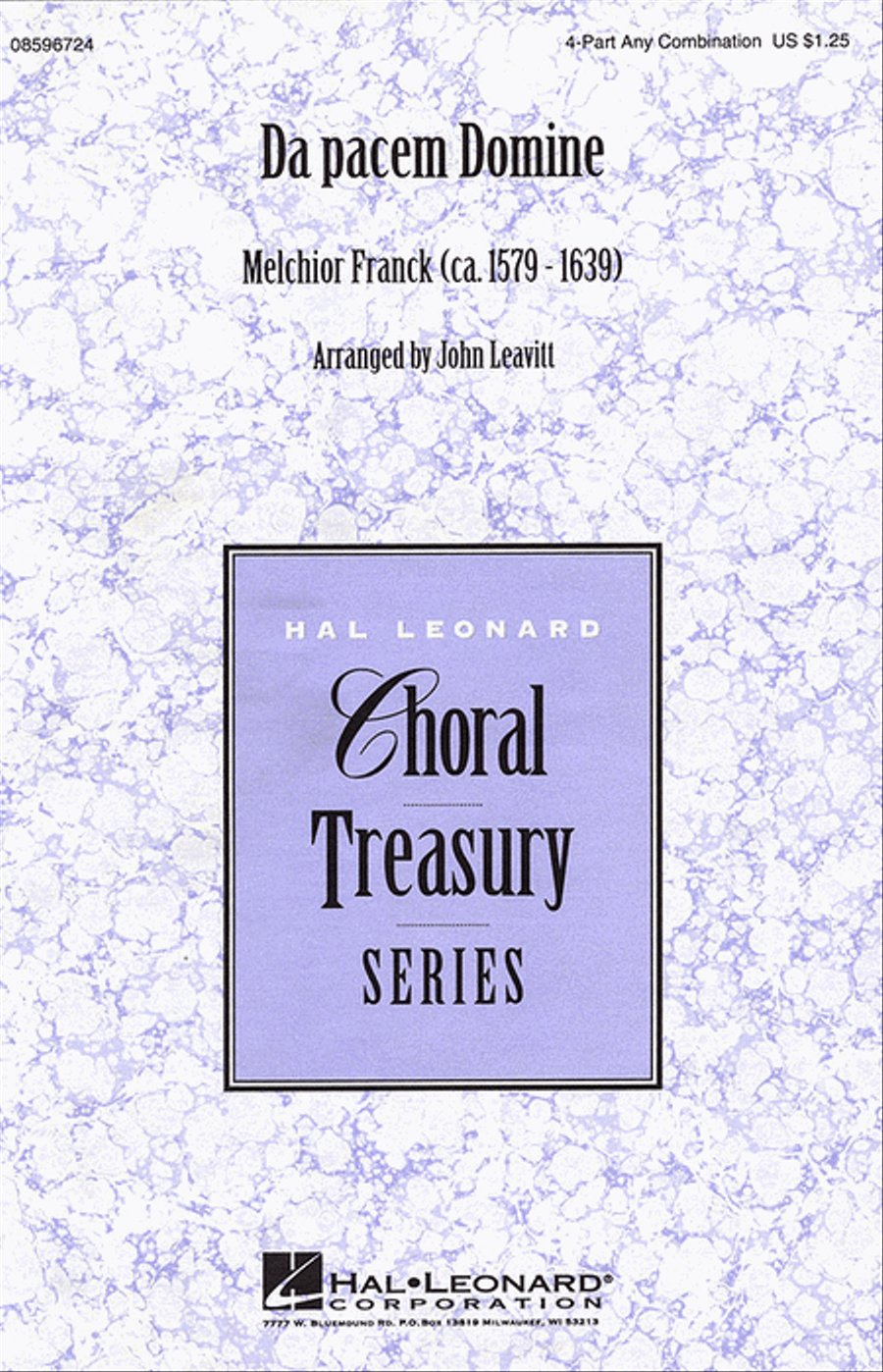 Da pacem Domine Da pacem Domine 4-Part scores gallery preview page 1
