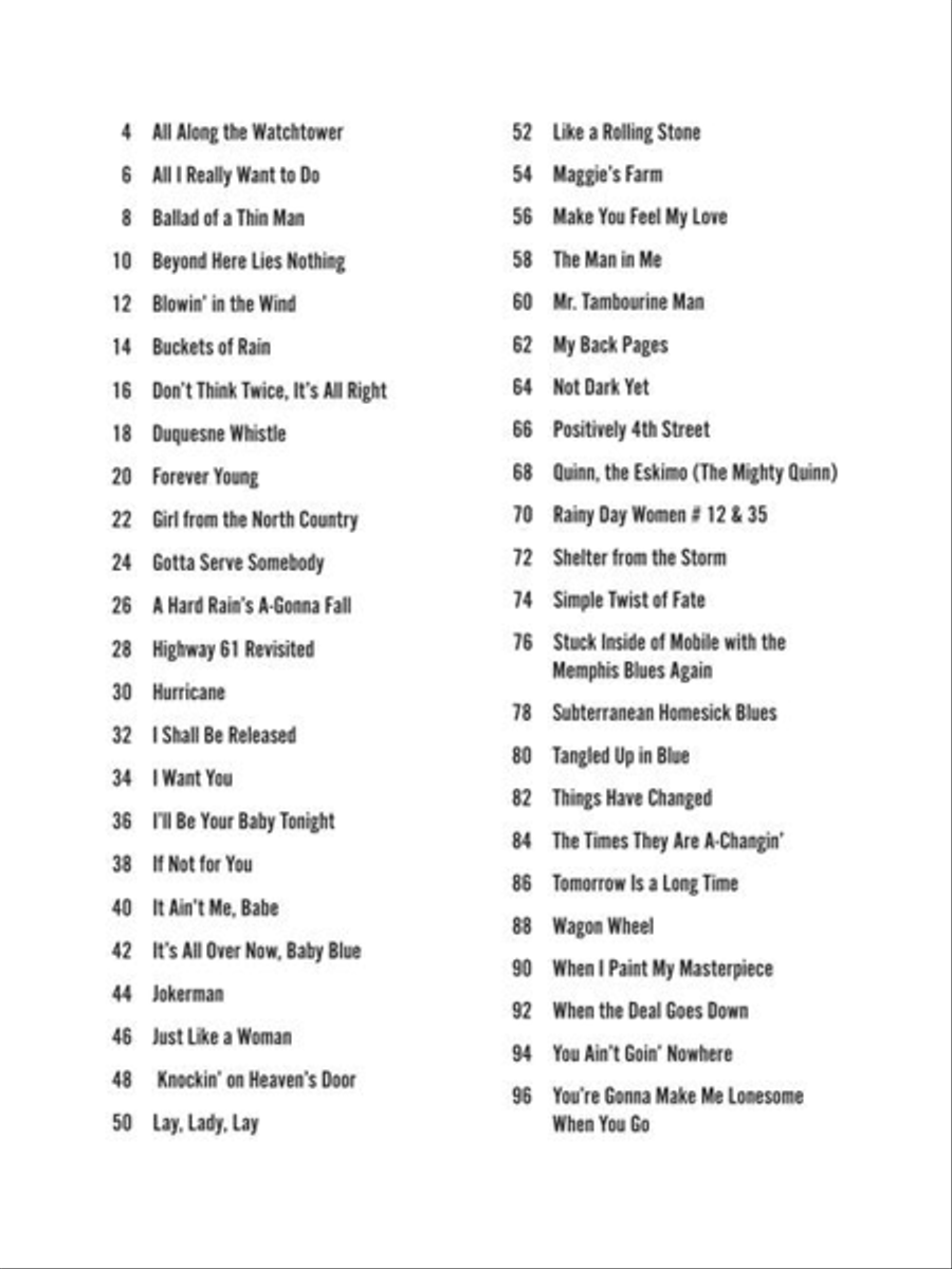 Bob Dylan – Strum Together Banjo scores gallery preview page 3