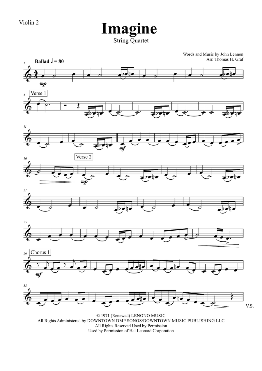 Imagine String Quartet scores gallery preview page 5