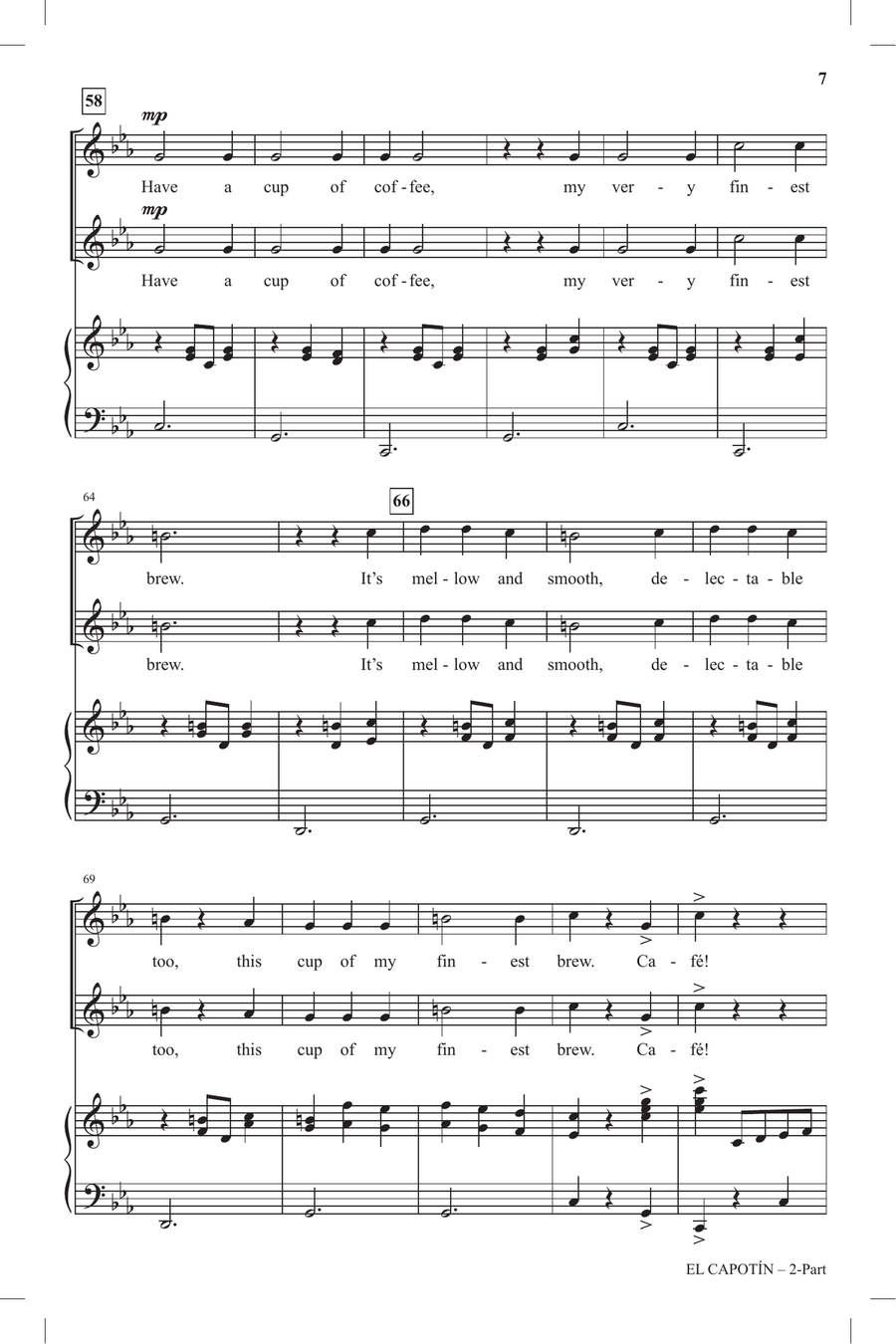 El Capotin El Capotin 2-Part scores gallery preview page 5