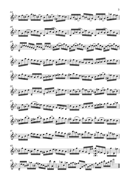 JS Bach - Sonata for solo violin (arrangement of BWV1013) image number null
