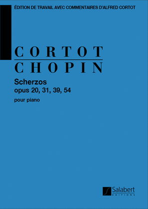 Book cover for Scherzos Op 20, 31, 39, 54