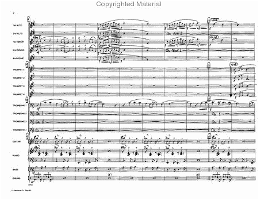 Alien Jazz Ensemble scores gallery preview page 3