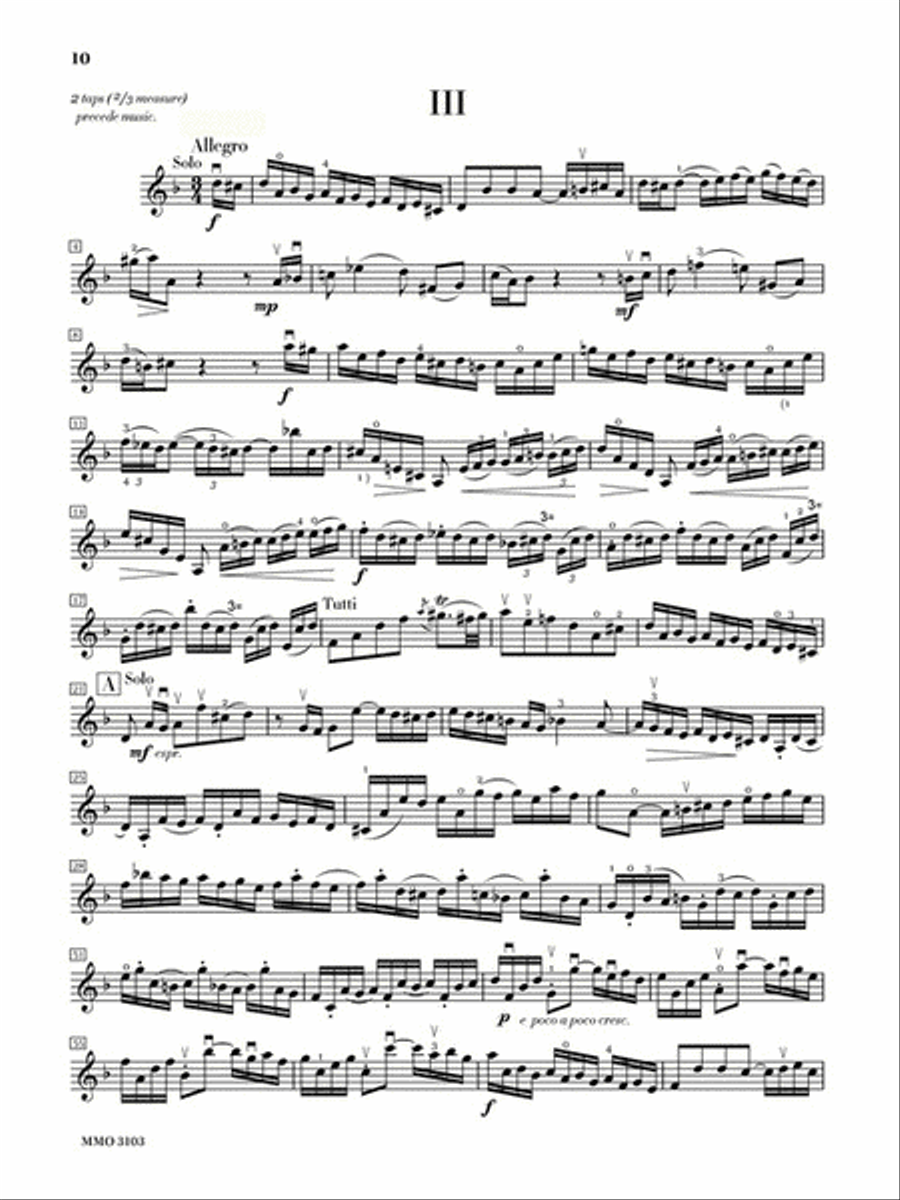 J.S. Bach – “Double” Concerto in D Minor, BWV1043 Violin Solo scores gallery preview page 4