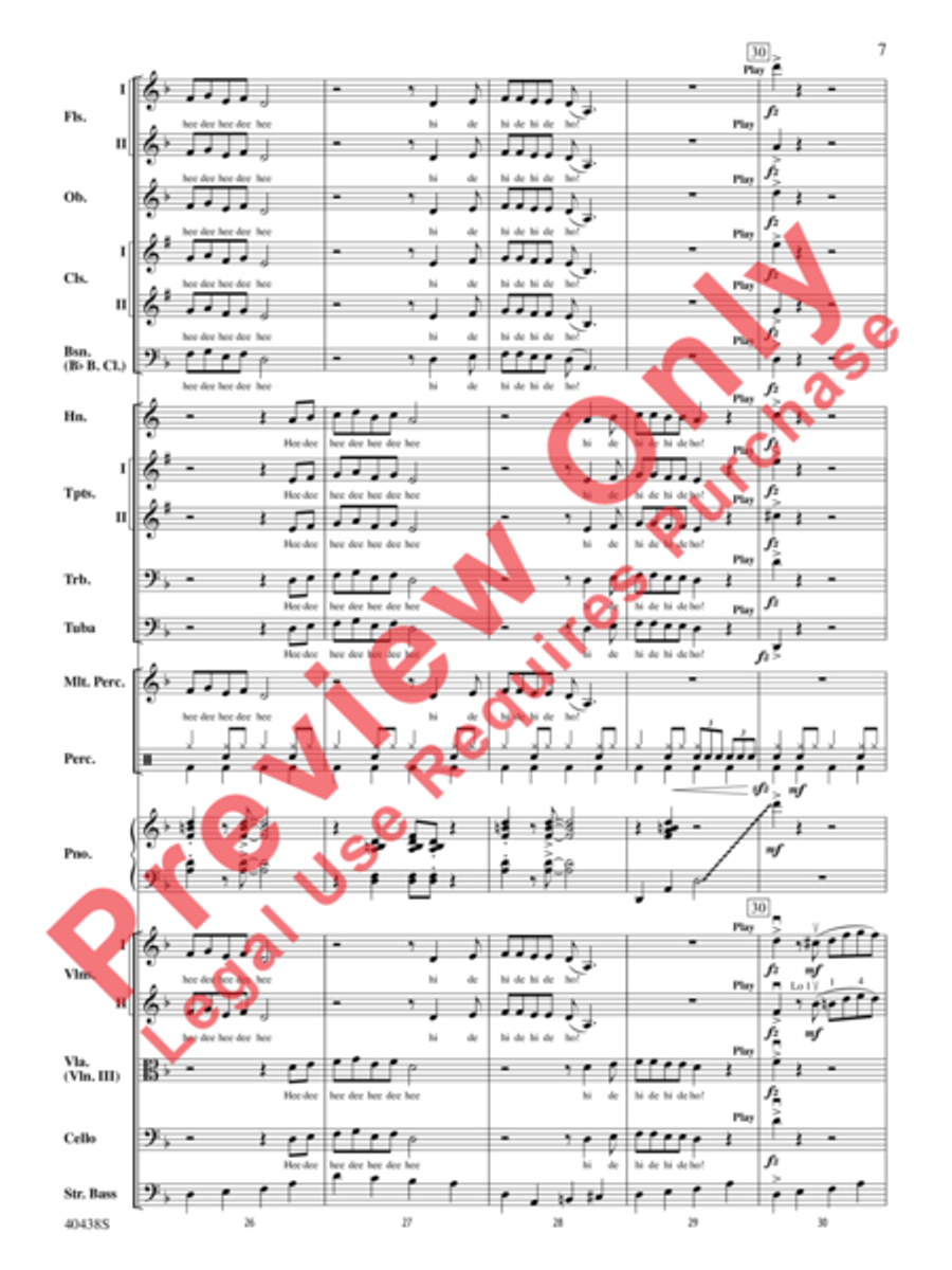 Minnie the Moocher Full Orchestra scores gallery preview page 8