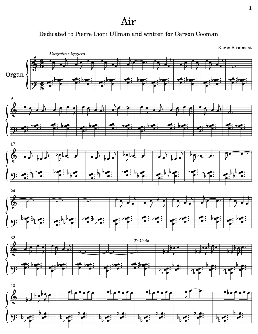 Air Organ Solo scores gallery preview page 2