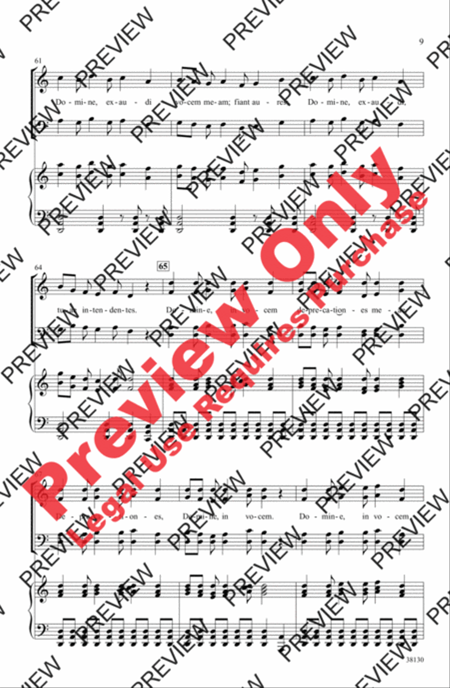 De Profundis 4-Part scores gallery preview page 9