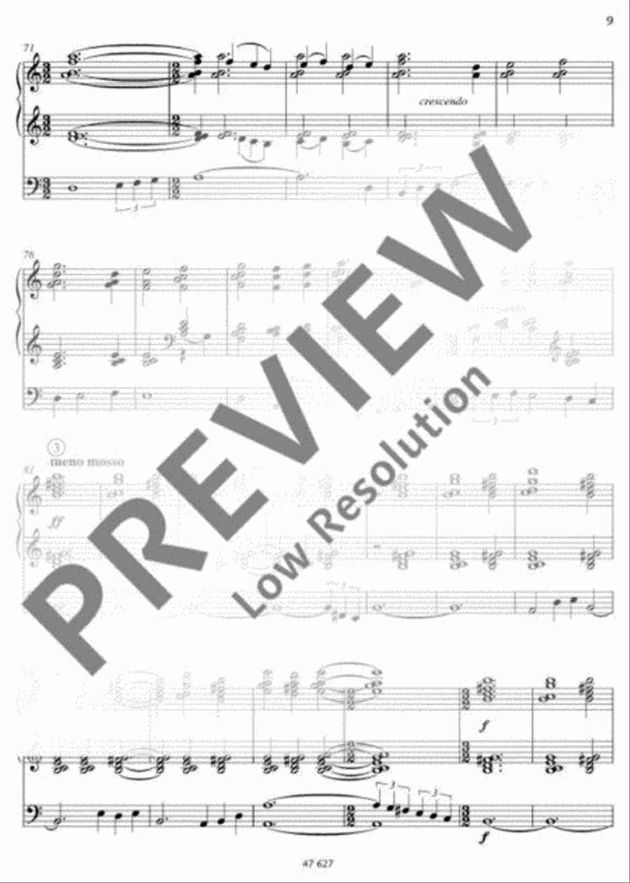 Cantus ad pacem Organ scores gallery preview page 10