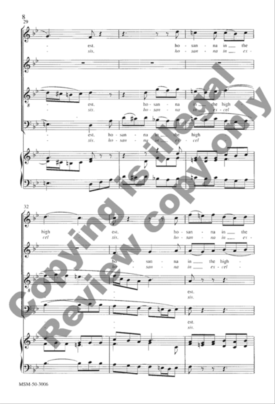 Holy, Holy, Holy Holy, Holy, Holy 4-Part scores gallery preview page 16